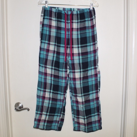 NAUTICA Sleepwear Plaid Multi-Colored Pajama Bottoms 100% Cotton - Size Small - Picture 3 of 8